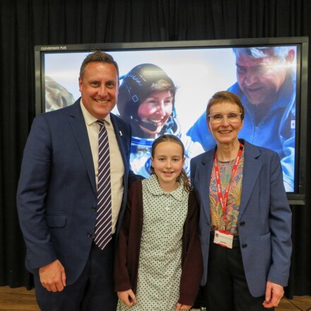 Astronaut Helen Sharman inspires St Michael's pupils 