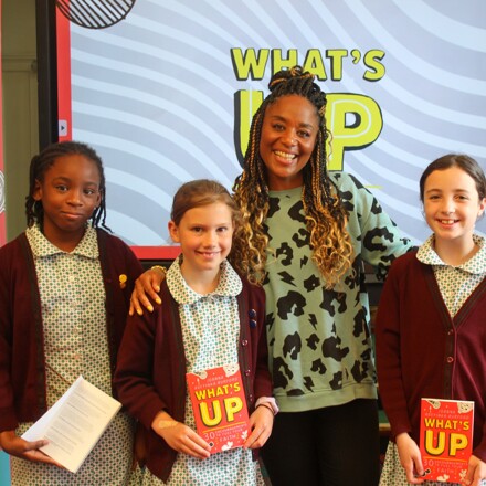 Children's author Joanna Adeynika-Burford inspires St Michael's pupils