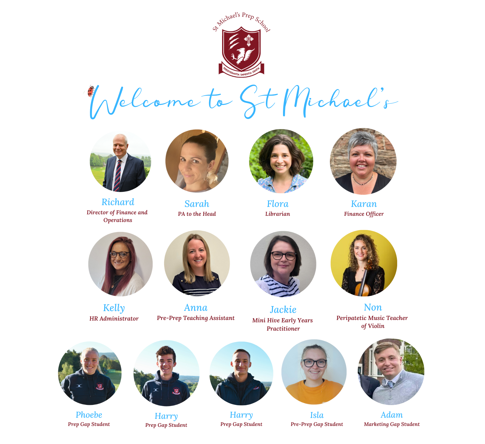 Staff welcome