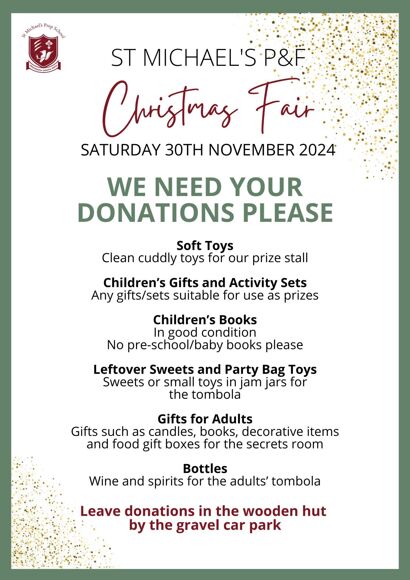 Christmas Fair Call for Donations