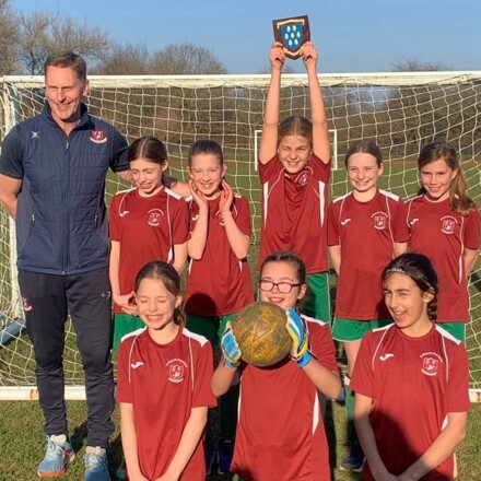 St Michael's girls win Sevenoaks Football Tournament