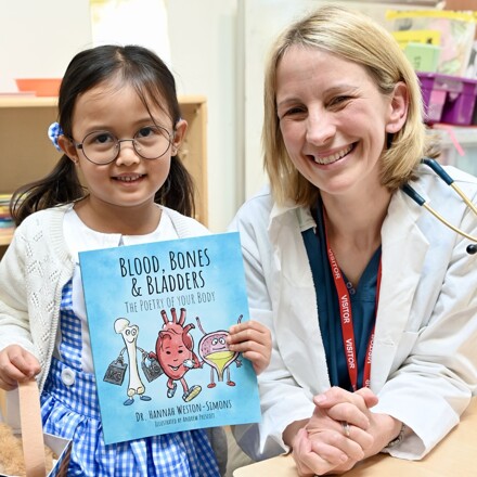 Author Dr. Weston-Simons inspires pupils