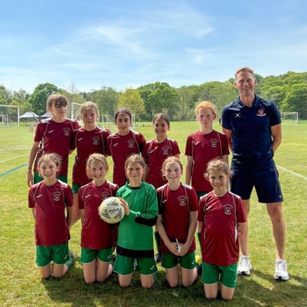 St Michael's girls compete in Regional Football Tournament