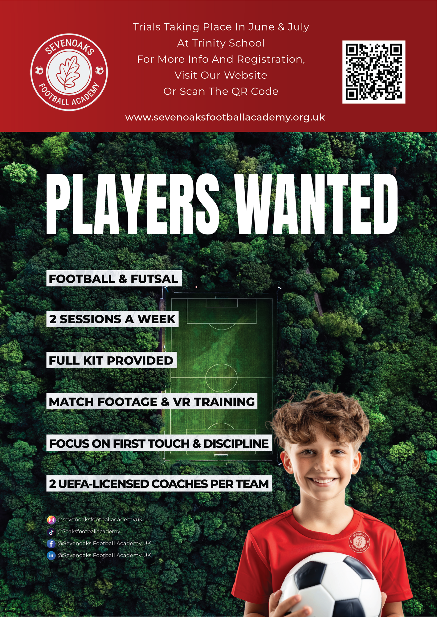 Sevenoaks Football Academy Trials