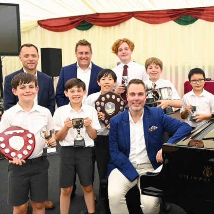 Nicholas McCarthy inspires at Prize Giving