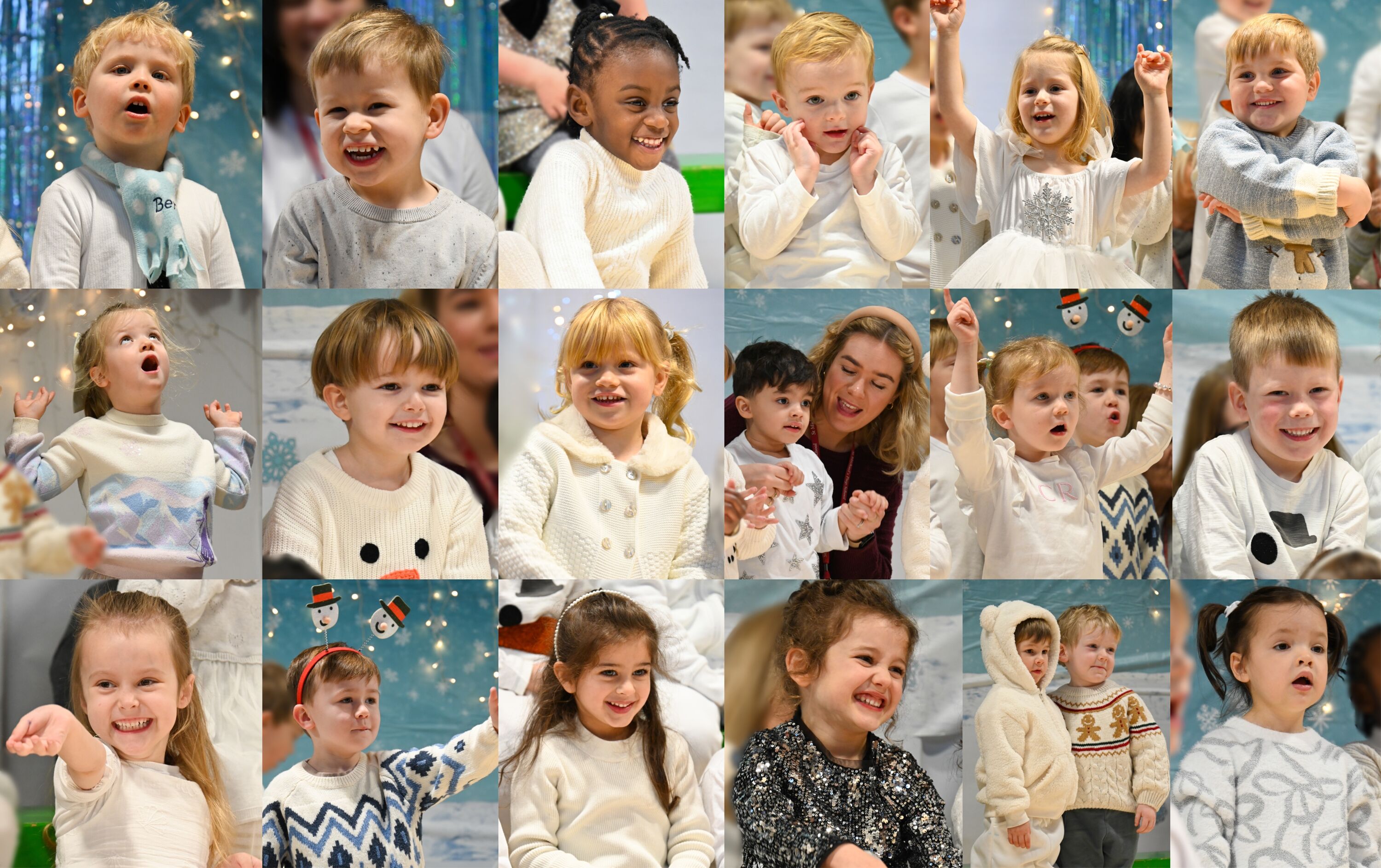 Kindy nativity collage