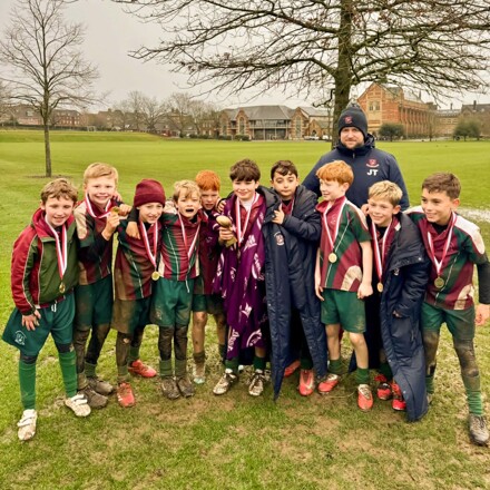 U10A Rugby team win gold!