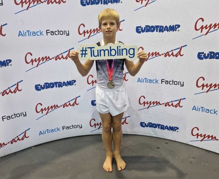 Gymnastics tumbling winner