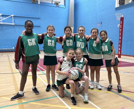 Winning netball team