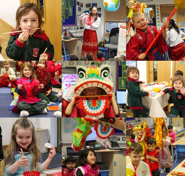 Chinese New Year Collage